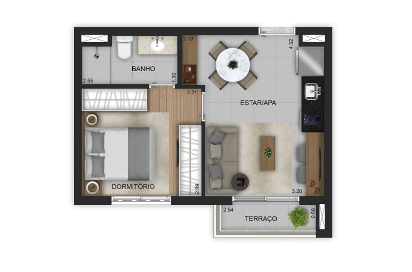  1 dorm - final 6 torre 1