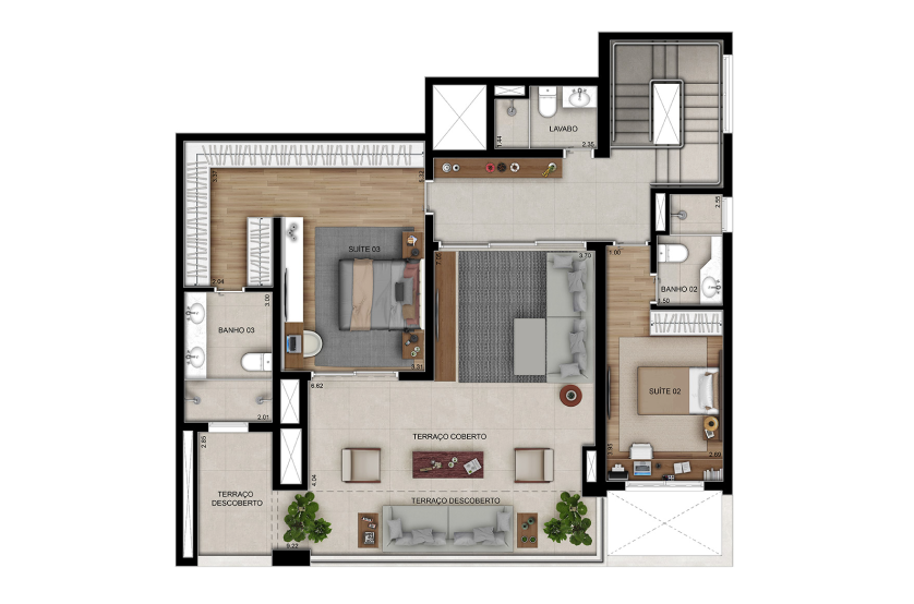 Duplex - 270m² - Superior - Final 4