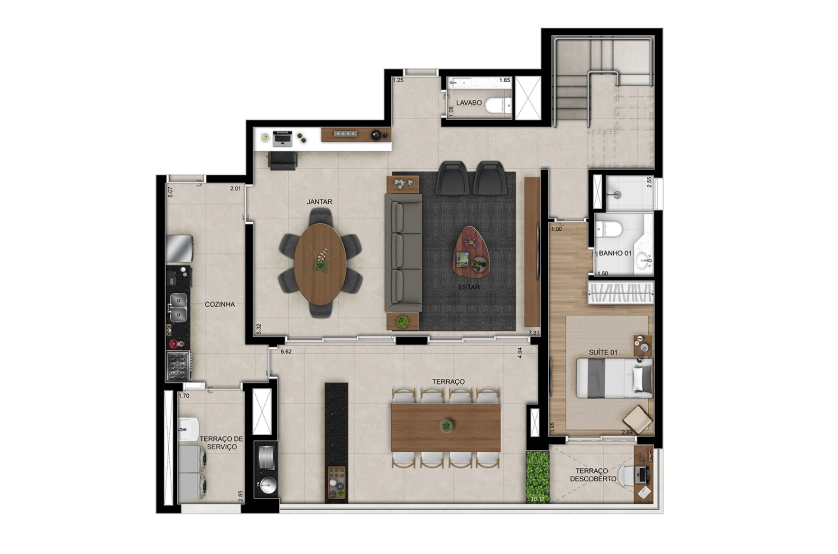 Duplex - 270m² - Inferior - Final 4