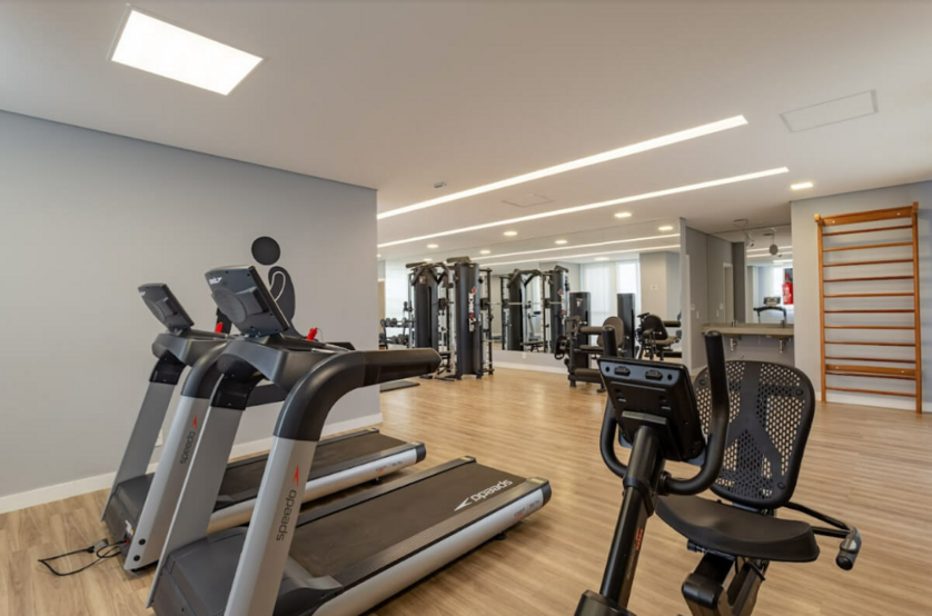 Fitness com 127m² - Torre B (Foto do local)