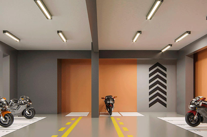 Bolsão de motos (Perspectiva artística)