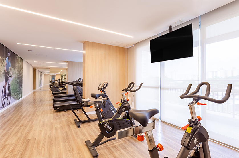 Fitness com 170 m² (Foto do local)