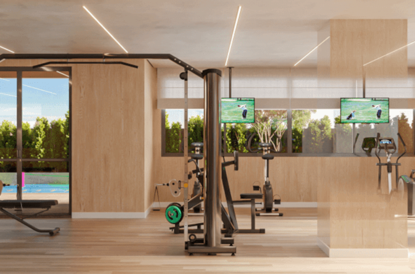 Fitness - Torre 2 - 135m² (Perspectiva artística) 