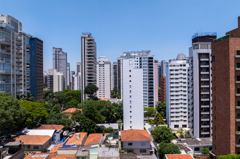 Vista do 8º andar da Av. Açoce (Foto da vista) 