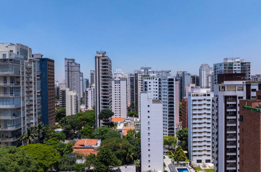 Vista do 13º andar da Av. Açoce (Foto da vista) 