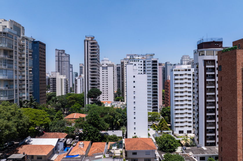 Vista do 9º andar da Av. Açoce (Foto da vista) 