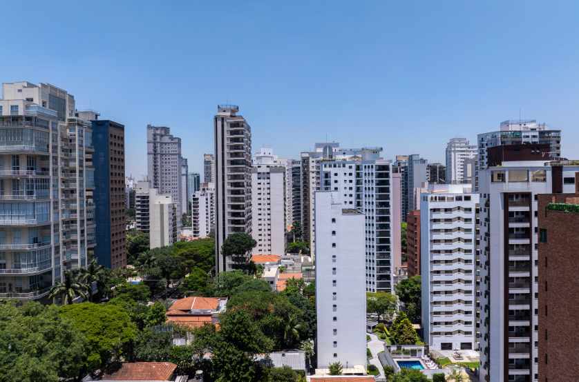 Vista do 12º andar da Av. Açoce (Foto da vista) 