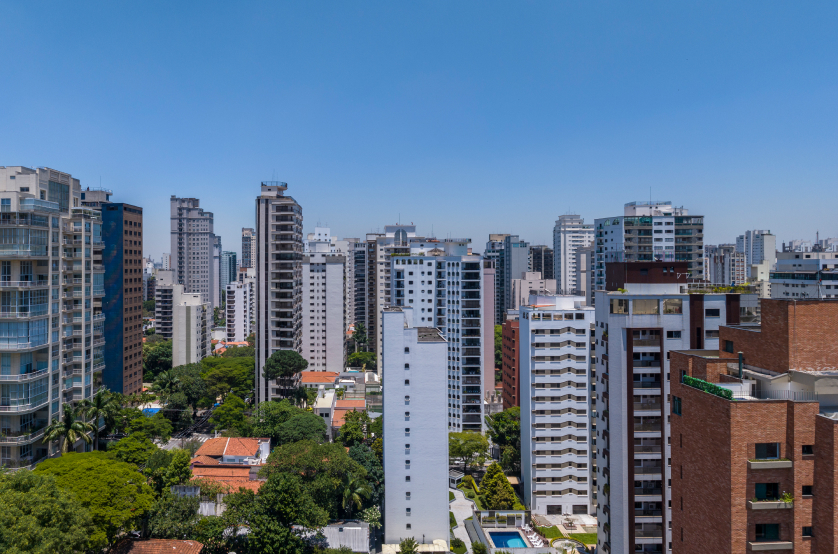 Vista do 14º andar da Av. Açoce (Foto da vista) 