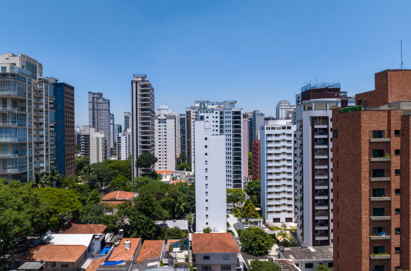 Vista do 10º andar da Av. Açoce (Foto da vista) 