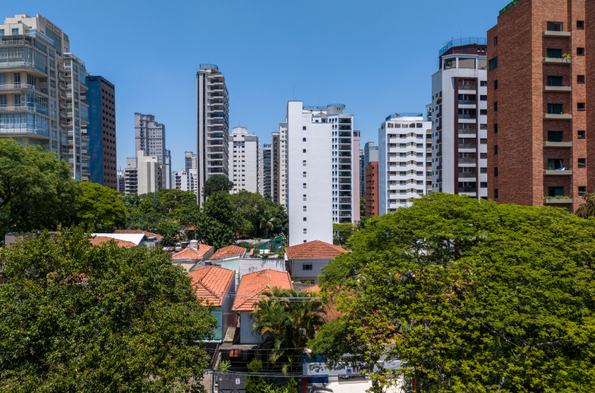 Vista do 4º andar da Av. Açoce (Foto da vista) 