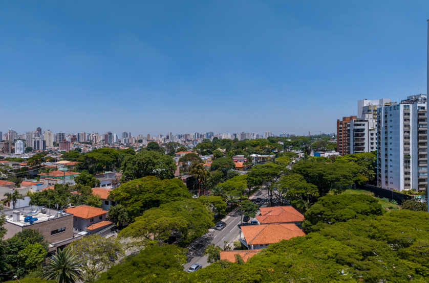 Vista do 10º andar da Av. Aicas (Foto da vista) 