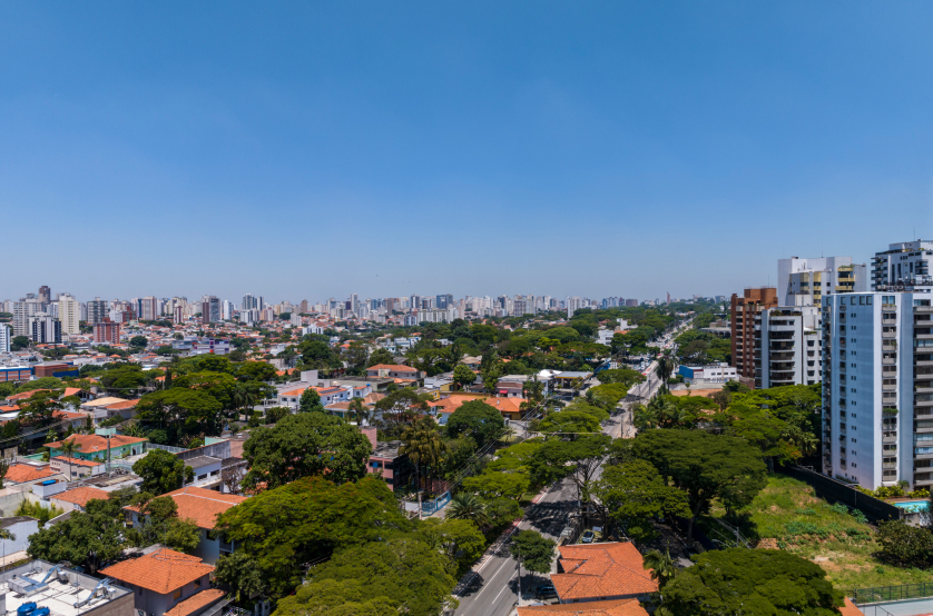 Vista do 14º andar da Av. Aicas (Foto da vista) 