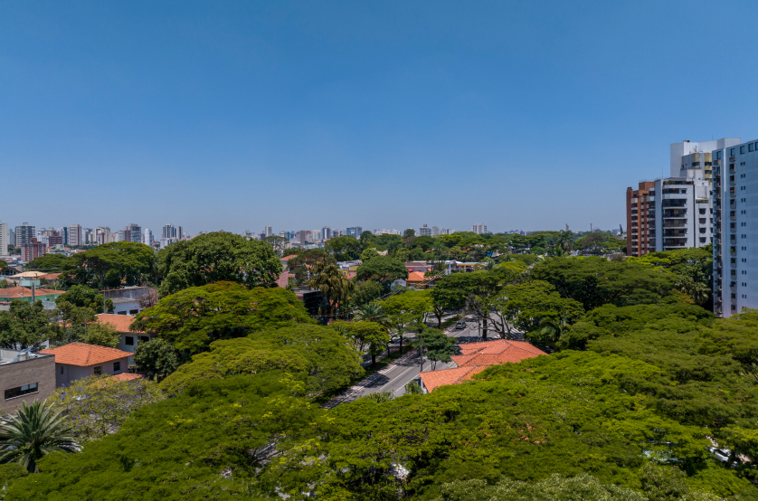 Vista do 8º andar da Av. Aicas (Foto da vista) 