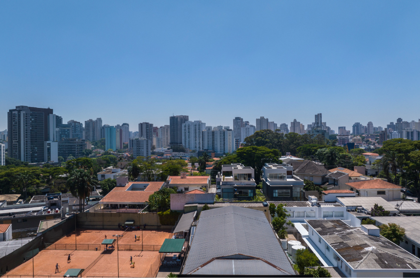 Vista do 7º andar da Av. Indianópolis (Foto da vista) 