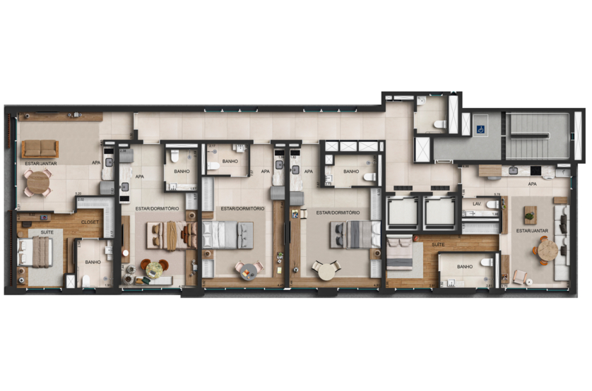 Pavimento NR (Perspectiva preliminar)