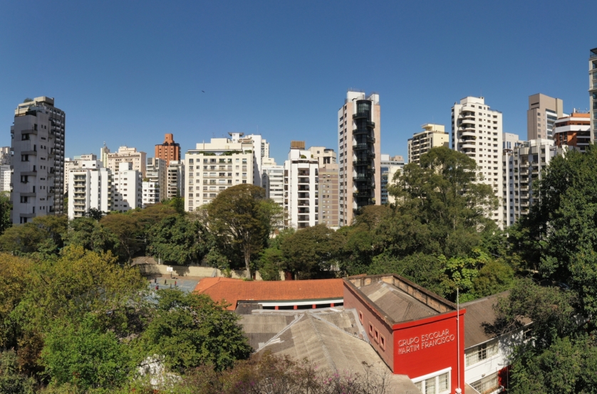 Vista do 8º andar - Frente 