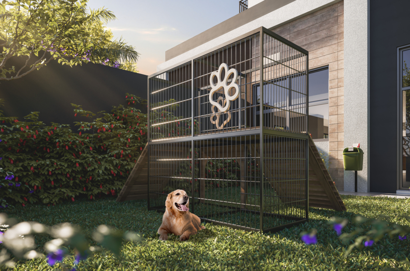 Pet place - Área exclusiva do residencial (Perspectiva artística)