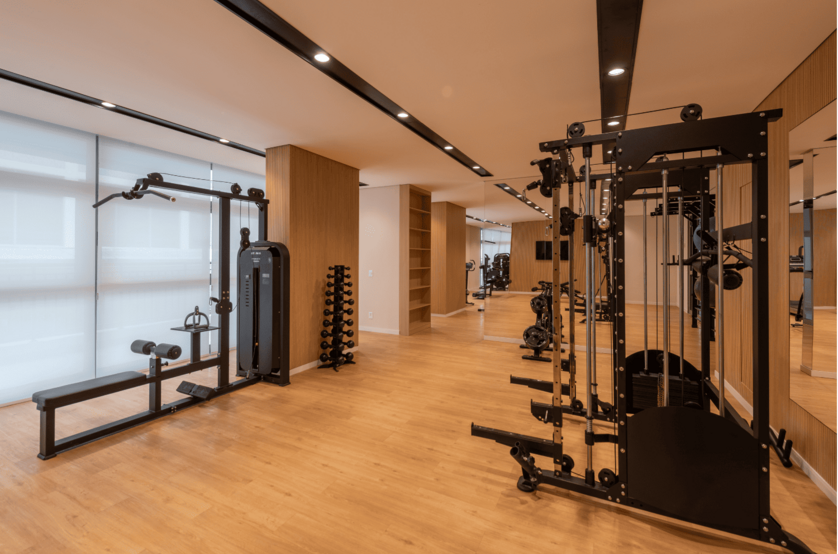 Fitness com 114m² (foto do local)