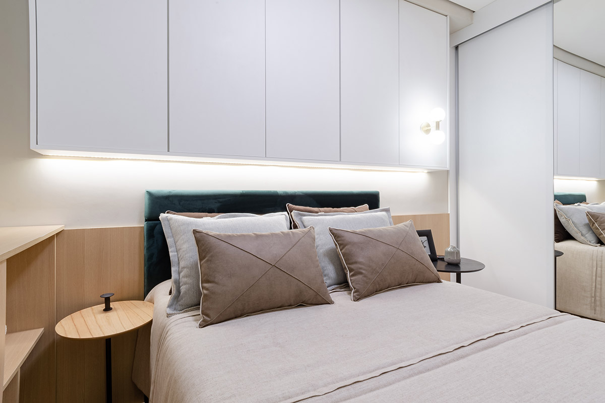 GranDiálogo Vila Prudente – Gran Smart - Dormitório do Apartamento Decorado de 1 dorm. - 28m²