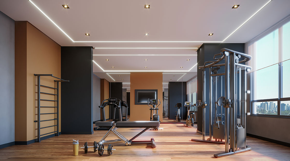 Grand Metropolitan Butantã Studios - Fitness - Residencial (Perspectiva Artística)